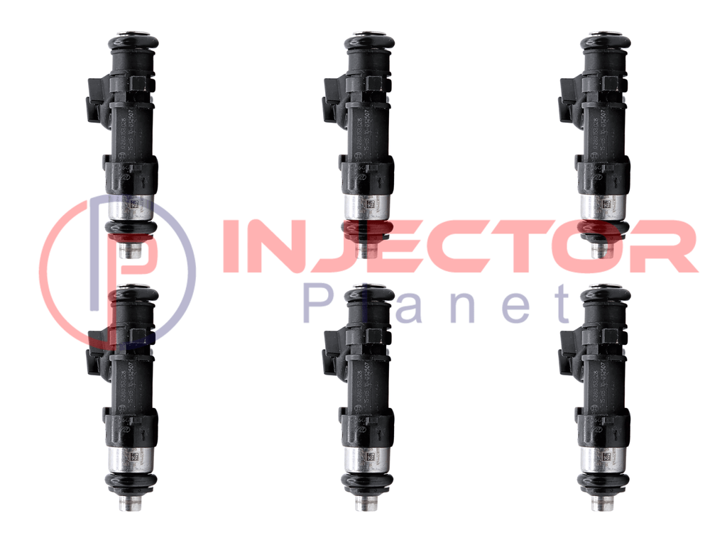 6-Pack Bosch Fuel Injectors (0280158028) – Direct Fit For 04-11 Chrysler, Dodge & VW V6 Engines