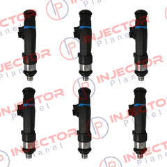 Bosch 62389 / 0280158020 Chrysler 53032701AA Mopar RL032701AA fuel injector set of 6